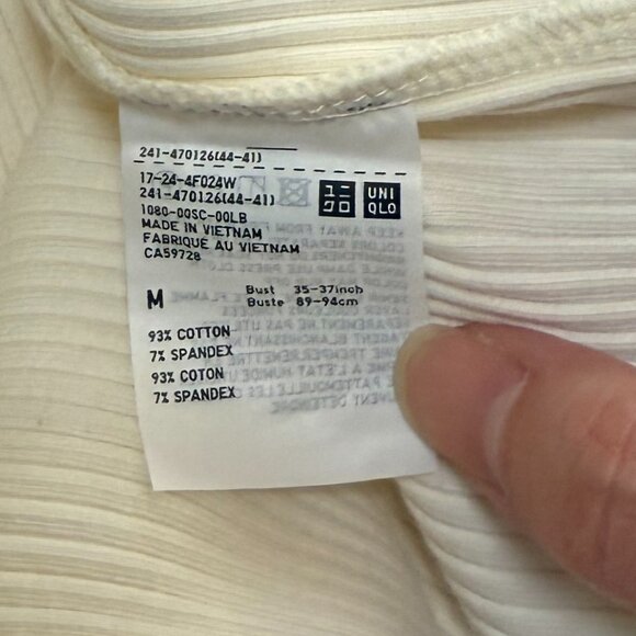 NWT Uniqlo Ribbed High Neck Long-Sleeve T-Shirt - Picture 6 of 6